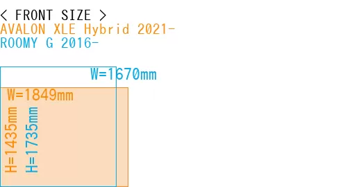 #AVALON XLE Hybrid 2021- + ROOMY G 2016-